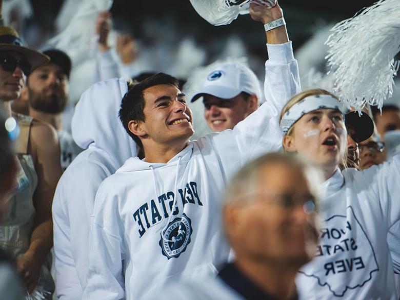 White out at Ohio State football game